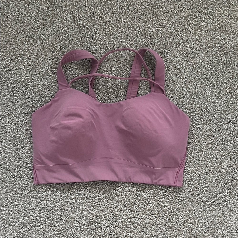 Lulumeon Velvet Dust Like A Cloud Longline Bra Size 8/10